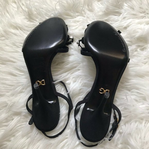 DOLCE&GABBANA Jewelled-Bow Grosgrain Sandals - Picture 8 of 12